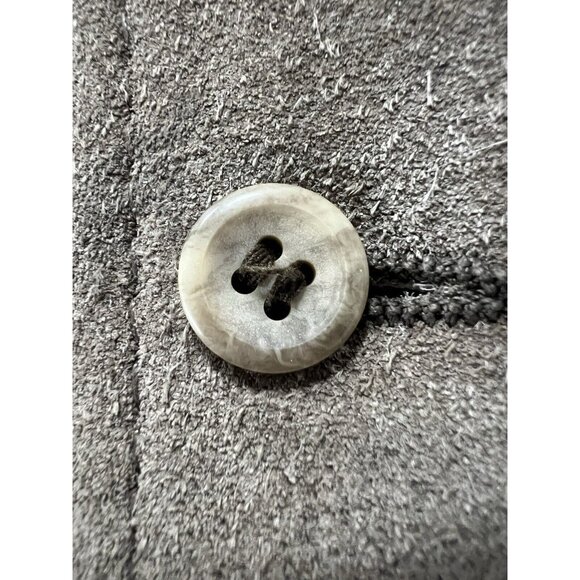 Or-Olon Suede Leather Vest Men Size 40 Brown Button Down Dress Style Classic - Picture 8 of 12